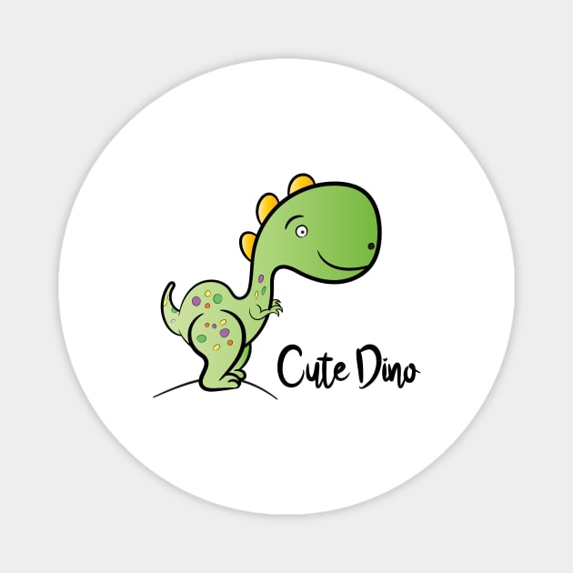 Cute Dino Magnet by sgmerchy